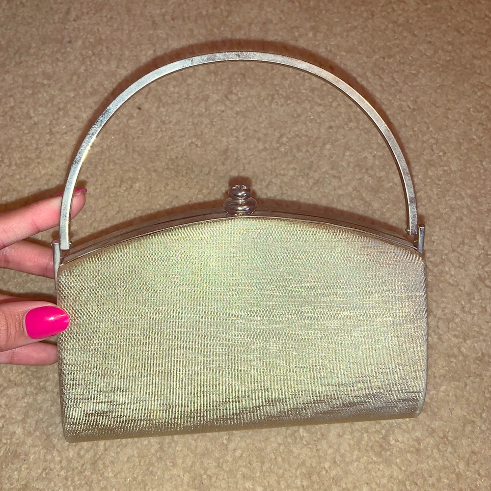 Gold mini bag
